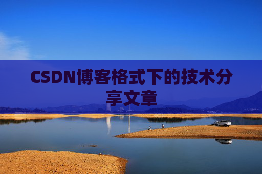 CSDN博客格式下的技术分享文章